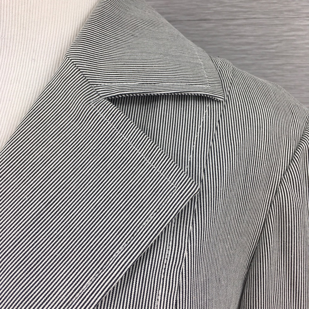 Orvis Women's 2 Pcs Blazer Pant Set Stripe‎ Sz M/8 - Picture 4 of 13